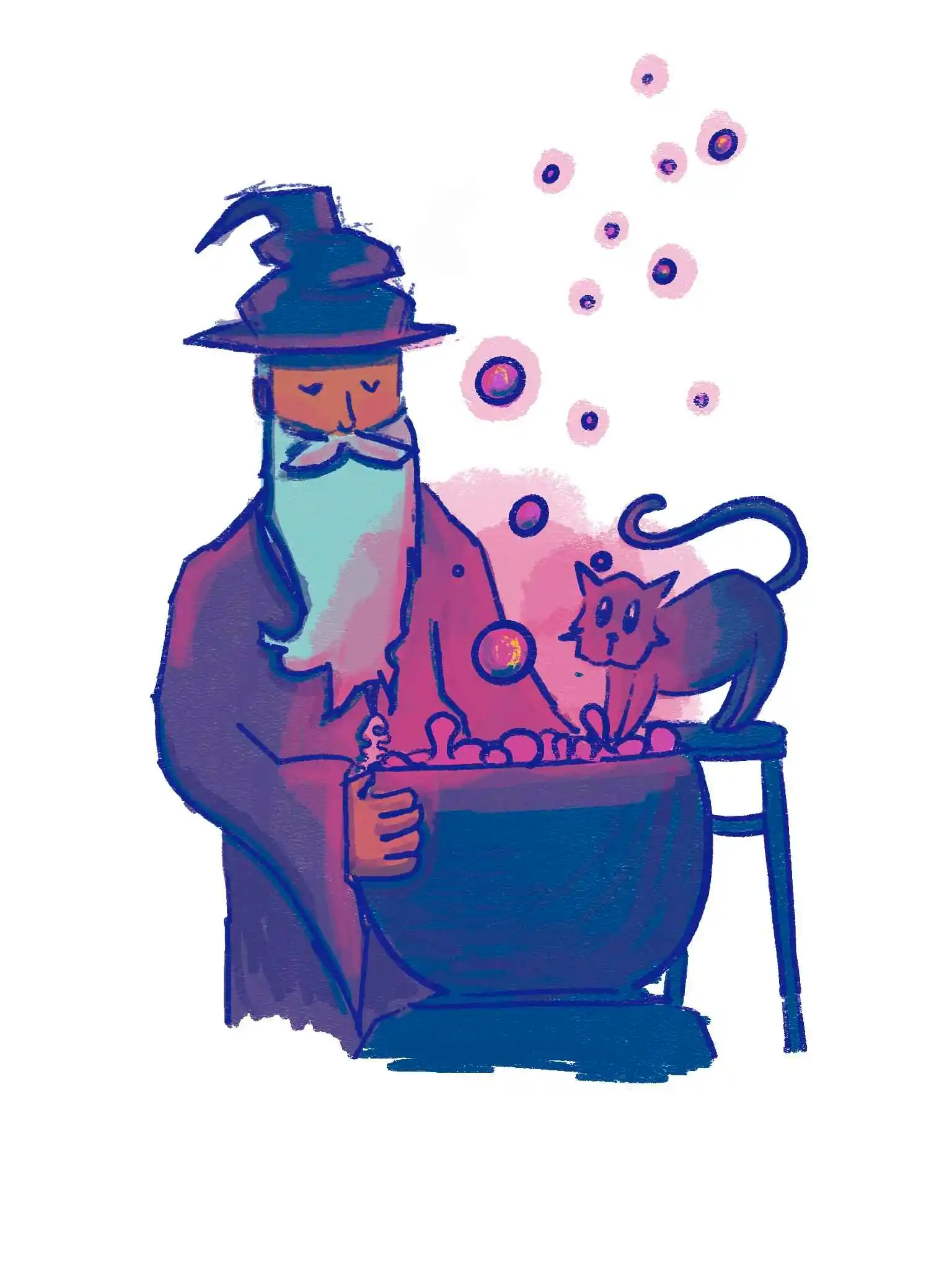 Wizard and Cat